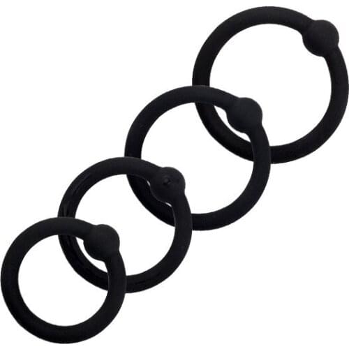 Wholesale 3/4 Penis Rings Cock Rings Penis Sleeve Penis Trainer Delay Ejaculation High Elasticity Time Lasting Sex Toys for Men