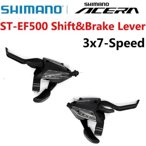 SHIMANO ACERA ALTUS EF500 3x7v Groupset- EZ FIRE PLUS Shift/Brake Lever - 2-Finger Lever Size - 3x7 Front Speeds Original Parts