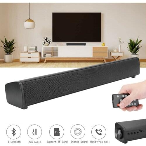 YOUXIU Portable Computer Speaker Bluetooth 5.0 Loudspeaker 10W Wireless Mini Column Sound bar 3D Stereo Surround for PC TV Phone