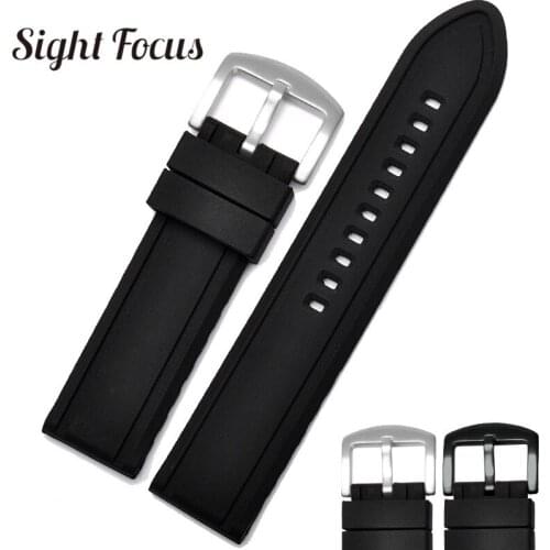 22mm Sports Waterproof Watchband for Citizen Fossil Men Watch Bracelet Belt Accessorie Uhr Correas Relojes Montre Zegarek Opaska