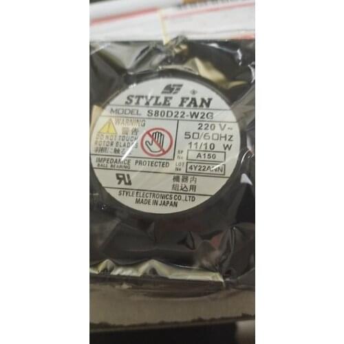 S80D22-W2G 220V 11/10W 8CM Cabinet high Temperature Resistant Fan 6 Month Warranty