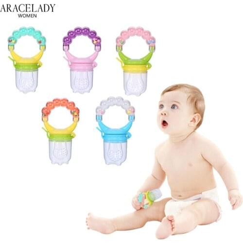 Soother Nipples Infant Food Nipple Feeder Silicone Pacifier Fruits Feeding Supplies Soft Feeding Tool Pacifier Silicone Kids