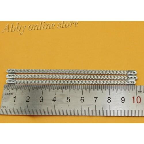 Spiral wire boning metal steel for corset wedding dresses 4mm*10cm 6 pcs/lot