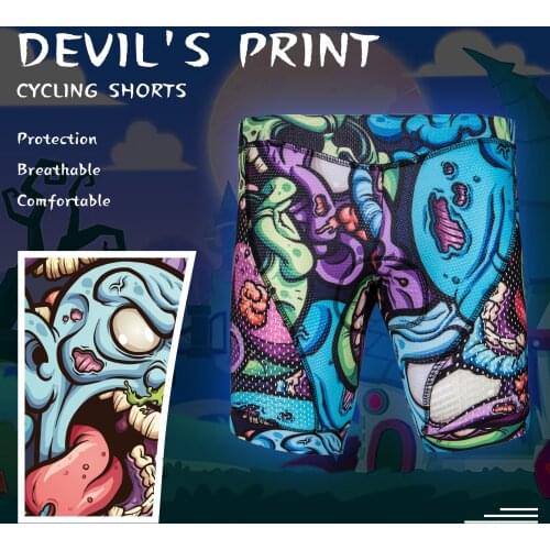Kapvoe Cycling Underwear Cycling Shorts Mesh Mens 5D Gel Pad Shockproof Cycling Underpant MTB Shorts Breathable Bike Underpants