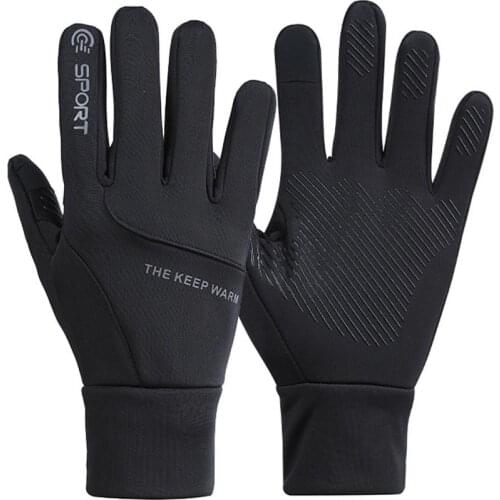 Bike Bicycle Winter Running Gloves Lightweight Touchscreen Anti-Slip Windproof Liner Gloves Cycling Work Thin Gloves Equipment