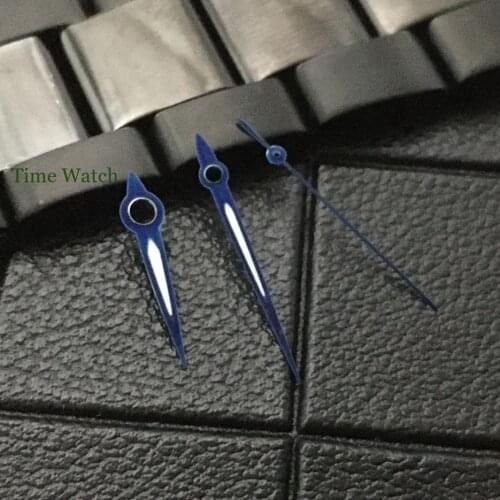 New Arrival NH35 NH36 Model Blue Watch Hands Spare Parts For 7s26 4r35 7009 Automatic Movement Green Lume Watch Replacements