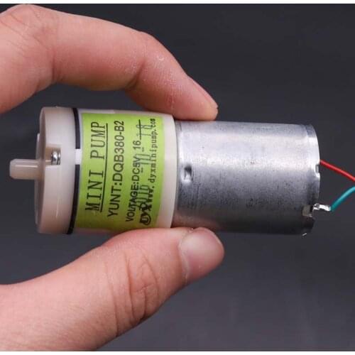 1pcs DC 3-6V Micro Air Pump DC Small Mini 370 Motor Micro Air Aeration Pump Oxygen Pump Low Noise Aquarium Medical Fish Tank DIY