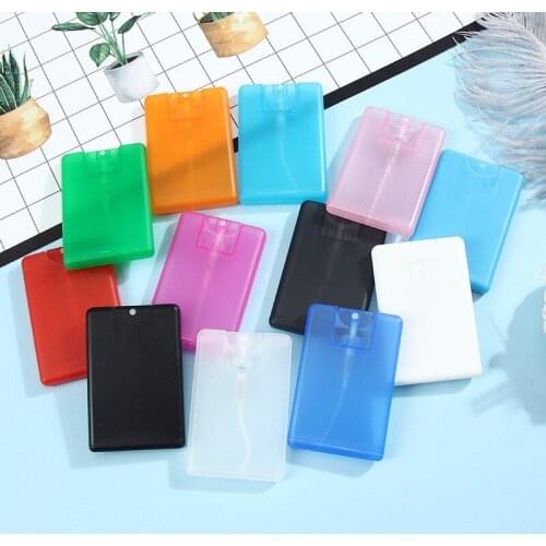 1PC High Quality 20ml Perfume Bottle Card Shape Mini Sprayer Refillable Perfume Atomizer Travel Size Portable Alcohol Spray Tool