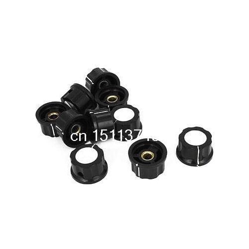 10PCS Toggle Switch Potentiometer Pointer Audio Knob Cap Cover 23mm x 16mm