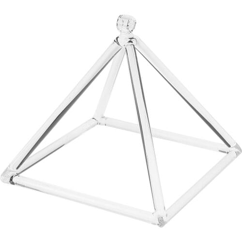 7 Inch Crystal Singing Pyramid C Note for Meditation Percussion Instrument