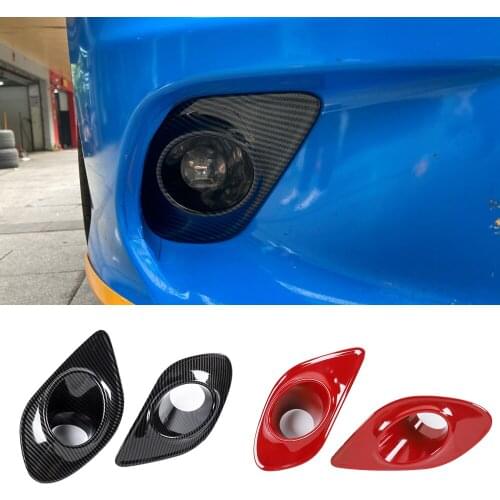 ABS Front Fog Light Lamp Decoration Cover Trim For Dodge Charger 2015-2021 Exterior Car Accessories