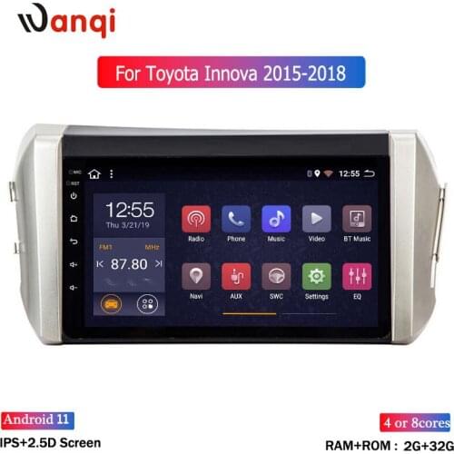 Android 8.1 GPS Navigation Mirror Link WiFi For 2015-2018 Toyota INNOVA USB Multi-Touch Screen 10" Car Stereo Player NO DVD 1din