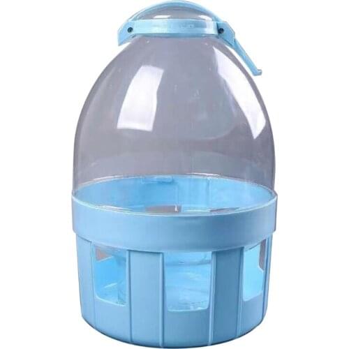 27RE Automatic Pigeon Waterer for Birds Poultry Water Dispenser Plastic Water Bottle Pot 6 Sizes Splash-Proof Easy to Fill