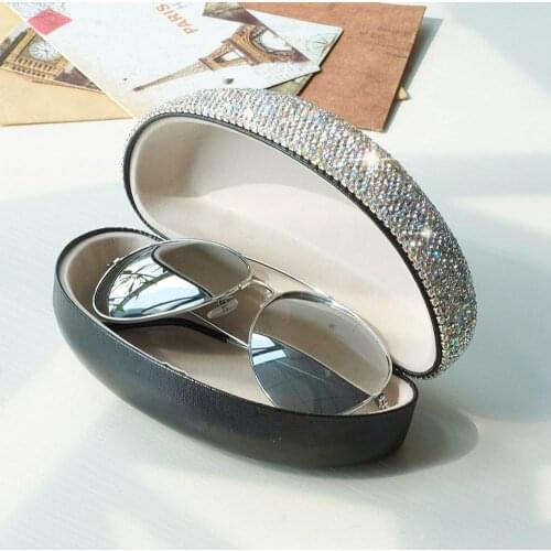 Car Sunglasses Holder Portable Glasses Case Styling Glasses Holder Box Bag