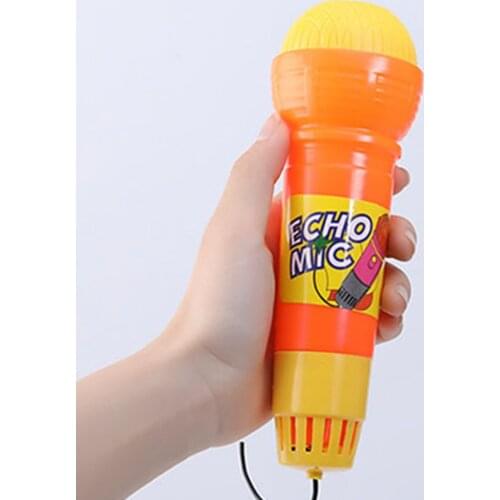 1pcs Large Echo Microphone Mic Voice Changer Toy Gift Birthday Present Kids Party Song learning Toys for Children Microphone Toy