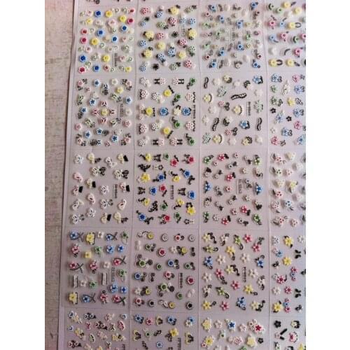 Big Self-adhesive New NTL-31 30 sheets /SET Tip Nail Art Glitter Flower Nail stickers for nails Nail Decal Manicure Flower