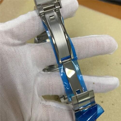 Stainless Steel Watch Case for 8215, 8200, 821A for Mingzhu 2813, 3804 Mechanical Watch Movement Aluminum Ring Bezel Strap Set