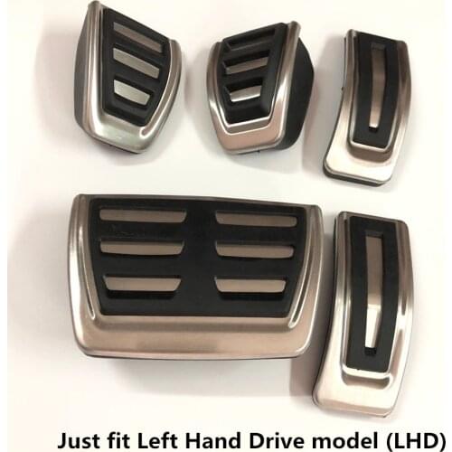 EAZYZKING Car styling Fuel Brake Clutch Pedal Cover Case For Audi A1 A4 B8 B9 A5 A6 A7 A8 Q5 SQ5 Q7 8R LHD RHD Auto Accessories