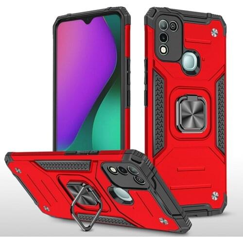 Ring Holder Phone Case for Infinix Hot 10 Play Zero 8 hot 9 play note 7 lite Smart 4 Cover Hybrid Rotating bracket stand Fnudas