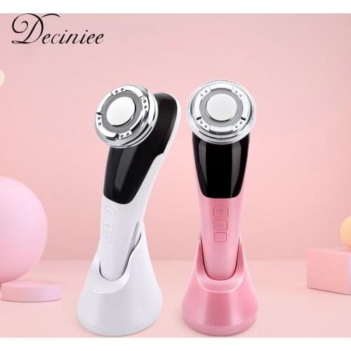 Facial Beauty Instrument EMS Microcurrent Skin Rejuvenation Machine LED Light Therapy Face Care Lift Firm Tighten Skin Wrinkles