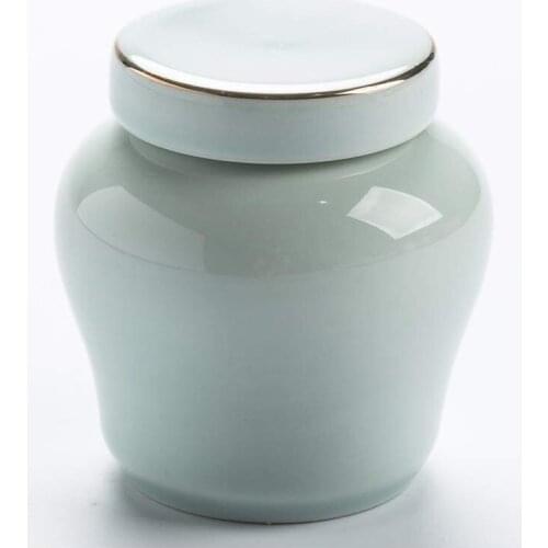 Mini Cremation Urns for Ashes Funeral Urn for Human Ashes Small Ceramics HandPainted Display Burial Urn at Home