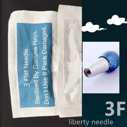 3F disposable permanent Makeup nouveau contour needle for eyebrow & eyeline & lip for liberty digital tattoo machine supply