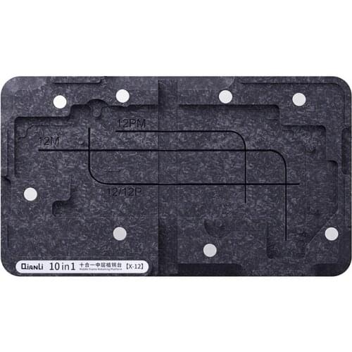 QIANLI 10 in 1 middle level Tin Plant station Support iPhoneX-12 series