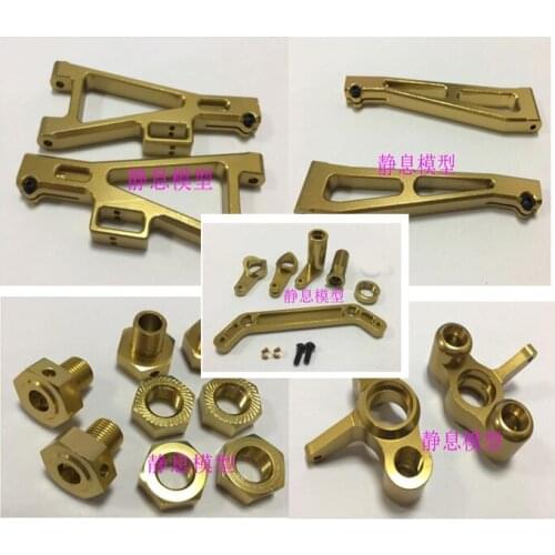JLB Racing CHEETAH 1/10 Brushless RC Car Upgrade metal parts arm 17mm combiner steering cup EA1001 EA1002 EA1003 EA1009