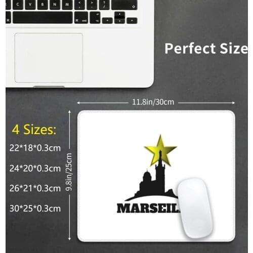 Serie Marseille Bonne Mere Etoile Mouse Pad DIY Print Marseille Marseillais Om O M Star Good Mother