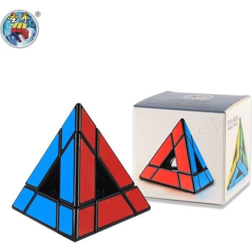 Shengshou Hollow Pyramid 3x3 Magic Tower Magic Cube Mirror Blocks Speed Puzzle 2x2 Cubo Magico Educational Toys for Kids Adults