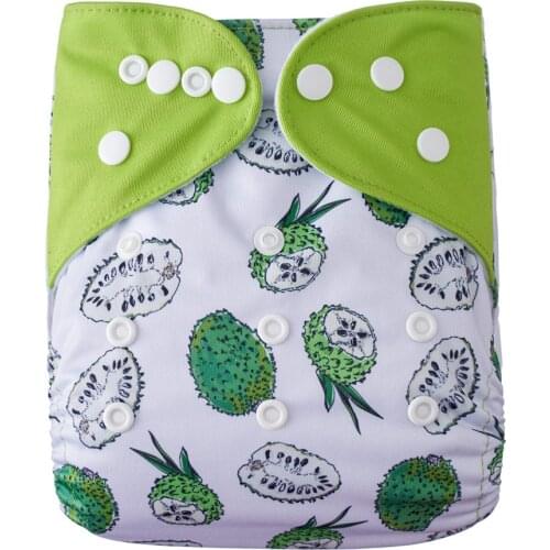 Cloth Diaper With One Insert Reusable Adjustable Chirldren Nappy Changing Diapers Waterproof Incontinence Pants For Nursling