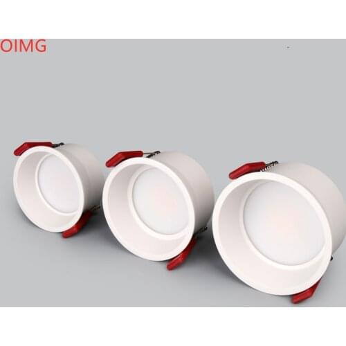 Beam Angle 60 Degrees Recessed LED Downlight 7W 9W 12W 15W 18W 20W Dimmable Deep Glare LED Ceiling Lamp Spot Light Background