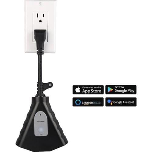 Tuya Smart Alexa Google Assistant Wifi Waterproof Socket and Outdoor Switch