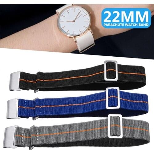 2020 Parachute Elastic Watch Replacement Strap Woven Nylon Sport Band Parachute Style Watch Band Fashion Watches Accessories