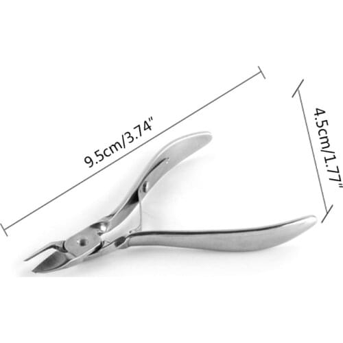 2021 New Nail Cuticle Scissor Nipper Ingrown Toenail Cutter Edge Clipper DeadSkin Remover