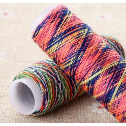5pcs 110M Colorful Sewing Machine Thread Set Ployester Quilting Thread Embroidery Sewing Accessories