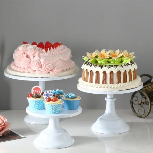 Cake Stands High Feet Wedding Cupcake Plates for Birthday Party Home Dinnerware Dessert Display Tray Table Decoration Tools
