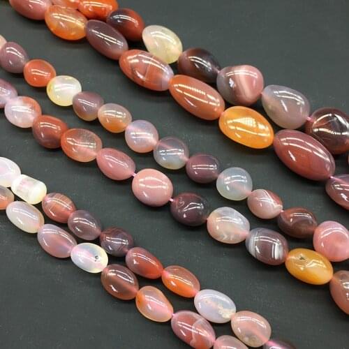 Natural stone irregular loose beads Crystal agates jade string bead For jewelry making DIY bracelet necklace anklet accessories