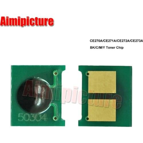 CE270A CE271A CE272A CE273A Color Toner Cartridge Chip For HP Color LaserJet CP5520n CP5525n 5520 5525 Chip BK/C/M/Y 40pcs/lot