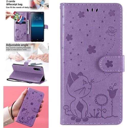 Phone Pouch Cover For capa Sony Xperia 5 ii Accessory Multicolor PU Leather Book Bag Portable sFor case L4 1 10 XZ5 Z3 Z5 Case