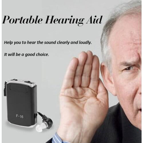 AXON Pocket Hearing Aid Mini In Ear Sound Amplifier Deaf Aid Earplugs Volume Adjustable Audiphone for Hearing-impaired