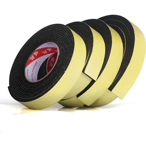 5 Meter EVA Single Sided Adhesive Waterproof Weather Stripping Foam Sponge Rubber Strip Tape for Window Door Seal Home Hardware