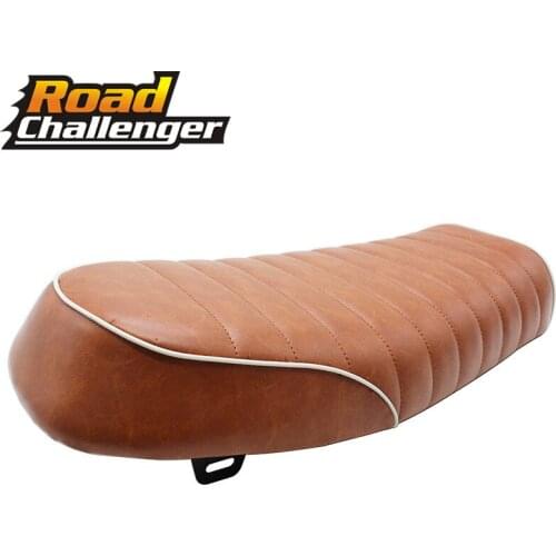 Brown Motorcycle Cafe Racer Seat Vintage Hump Saddle Seat for CG125