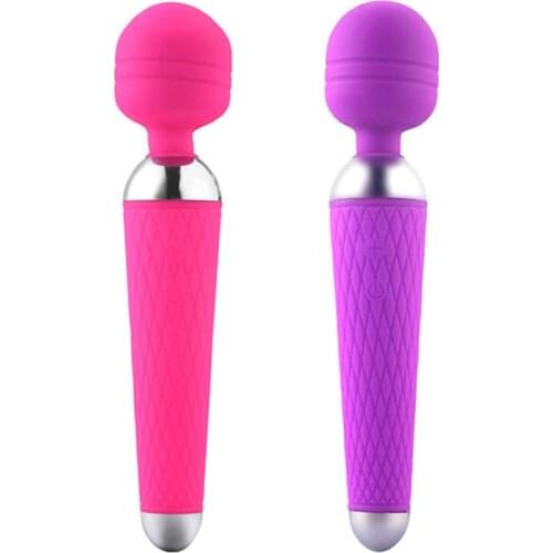 Powerful vibrators for Women USB Rechargeable AV Magic Wand Massager oral clitoris clit Vibrator Sex Toys for Adult products