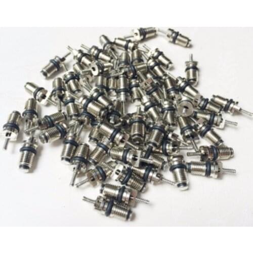100PCS car auto truck excavator A/C airconditioner repair tool kit universal standard copper valve core R134A screw M6*0.75