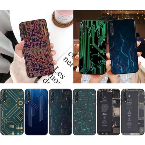 Zororong Motherboard Circuit board Phone Case For Xiaomi 9 10 11 PRO LITE Redmi NOTE 7 8 9 A PRO K20 30 PRO