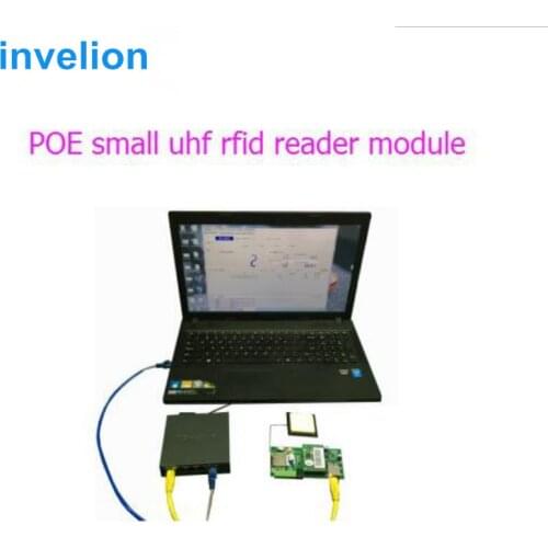 POE TCP/IP small uhf rfid module EPC Class 1 Gen2 ISO18000-6c embedded system RFID reader module with free card tags sample
