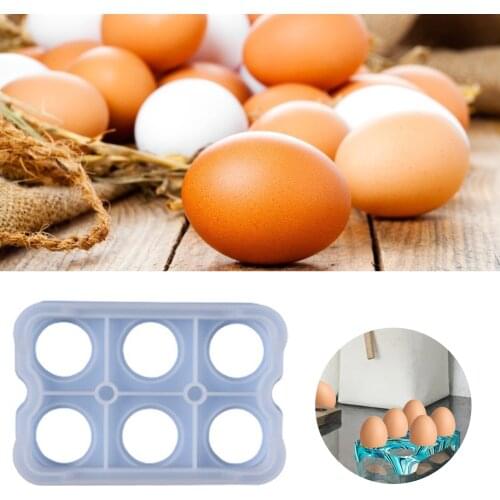 Egg/Beverage/bottle Holder Rack Mold Egg Storage Box Egg Holder Resin Mold Egg Rack for Refrigerator Silicone Moulds