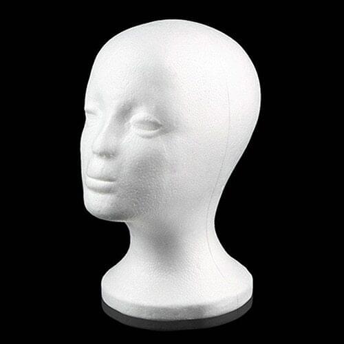 Practical Foam Female Mannequin Head Wigs Glasses Cap Display Holder Stand Model Drop Shipping wig head with stand wig holder
