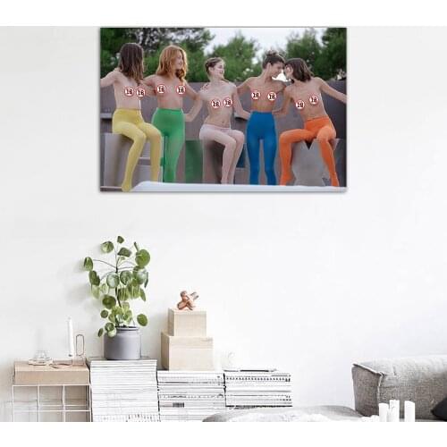 Sexy Girls Young Models Poster Wall Art Pictures for Living Room Decor Unframed Canvas Painting
